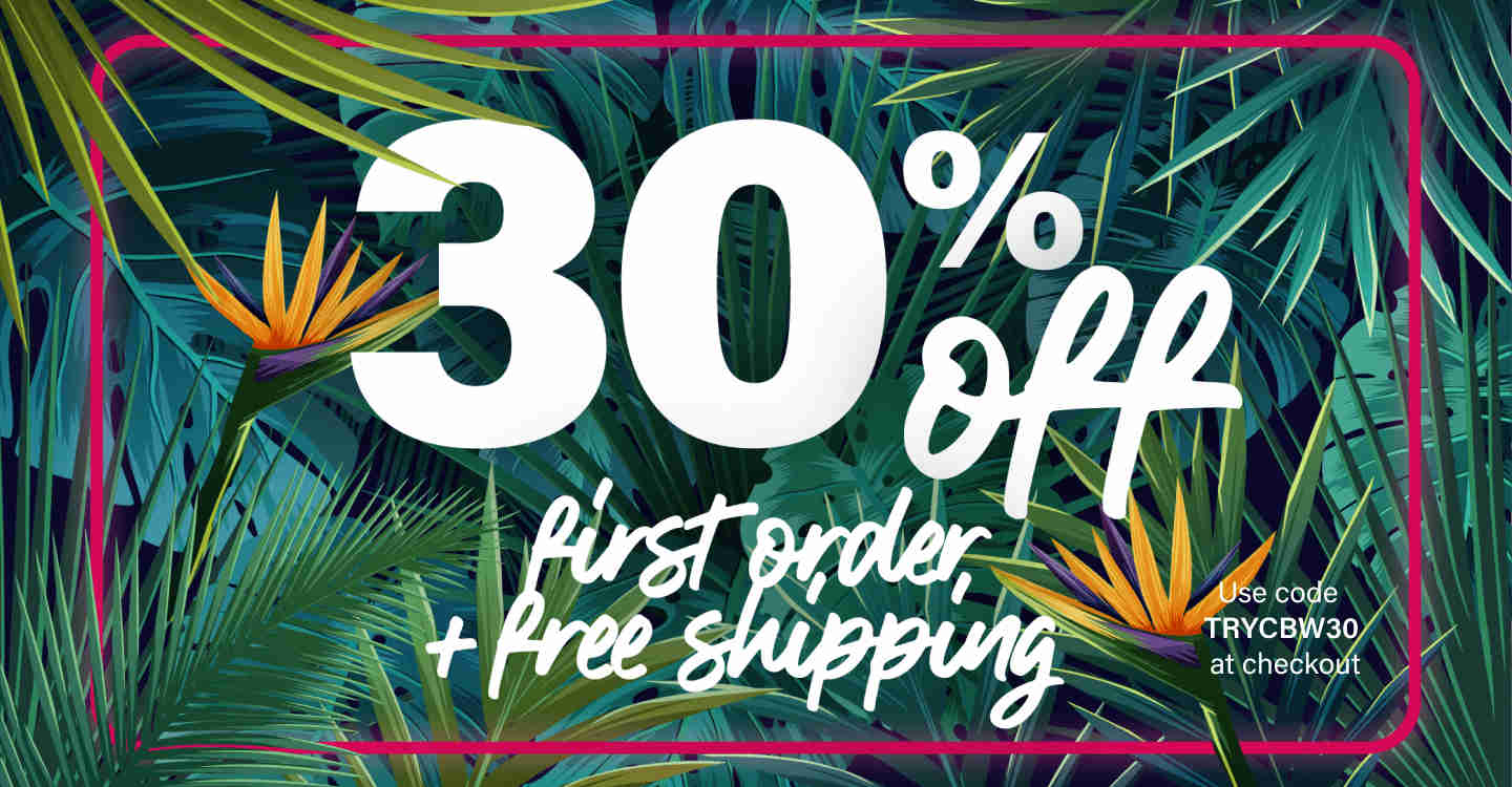 30% off first order and free shipping